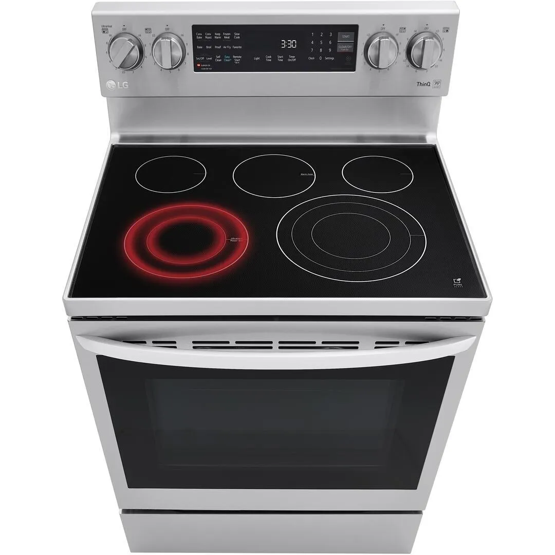 LG Cuisinière amovible de 30 po., 6,3 pi.cu. avec connectivité Wi-Fi LREL6325F