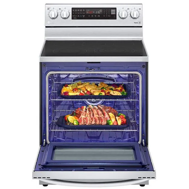 LG Cuisinière amovible de 30 po., 6,3 pi.cu. avec connectivité Wi-Fi LREL6325F