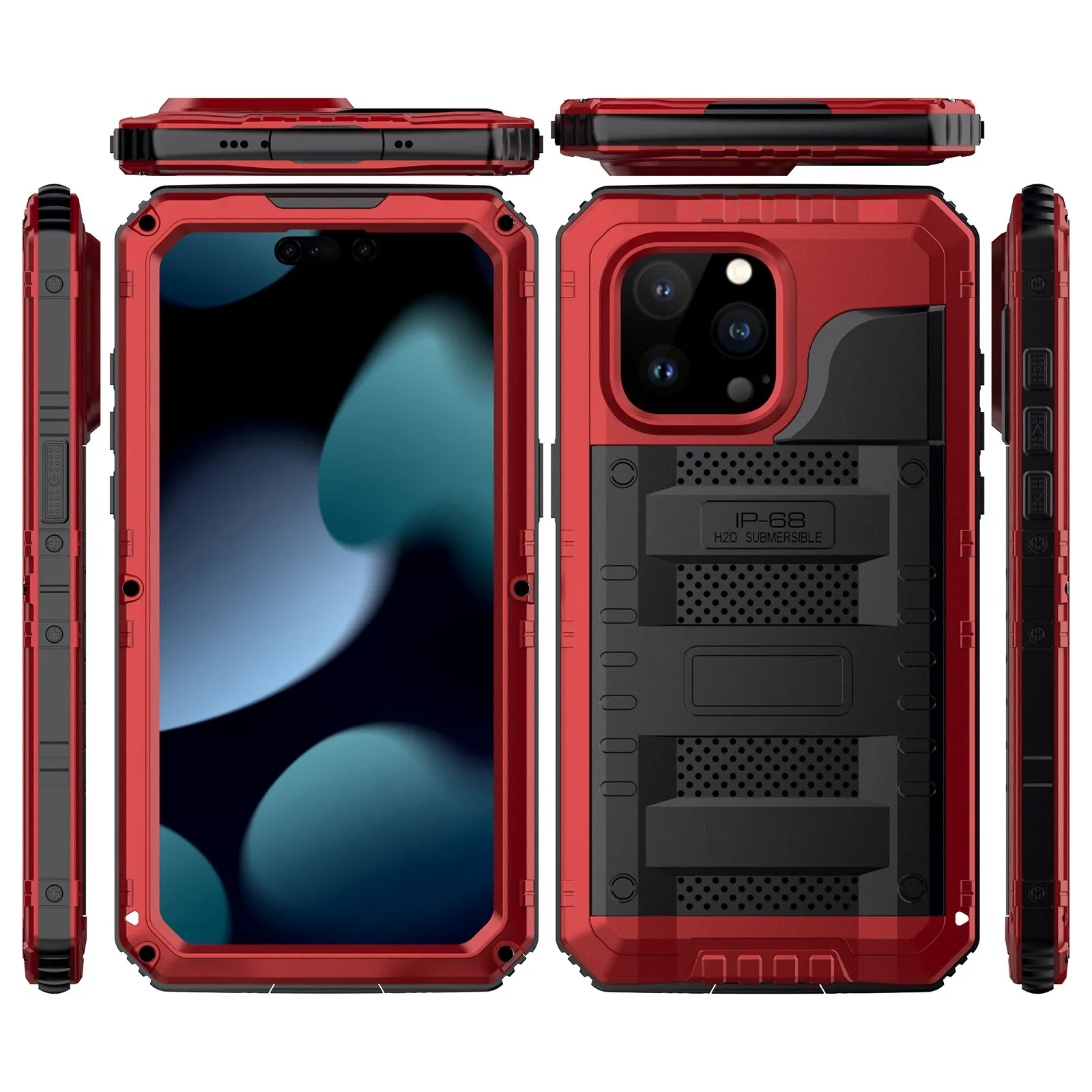 Luphie Beowulf IP68 Waterproof Diving Silicone Shockproof Aluminum Metal Case Cover