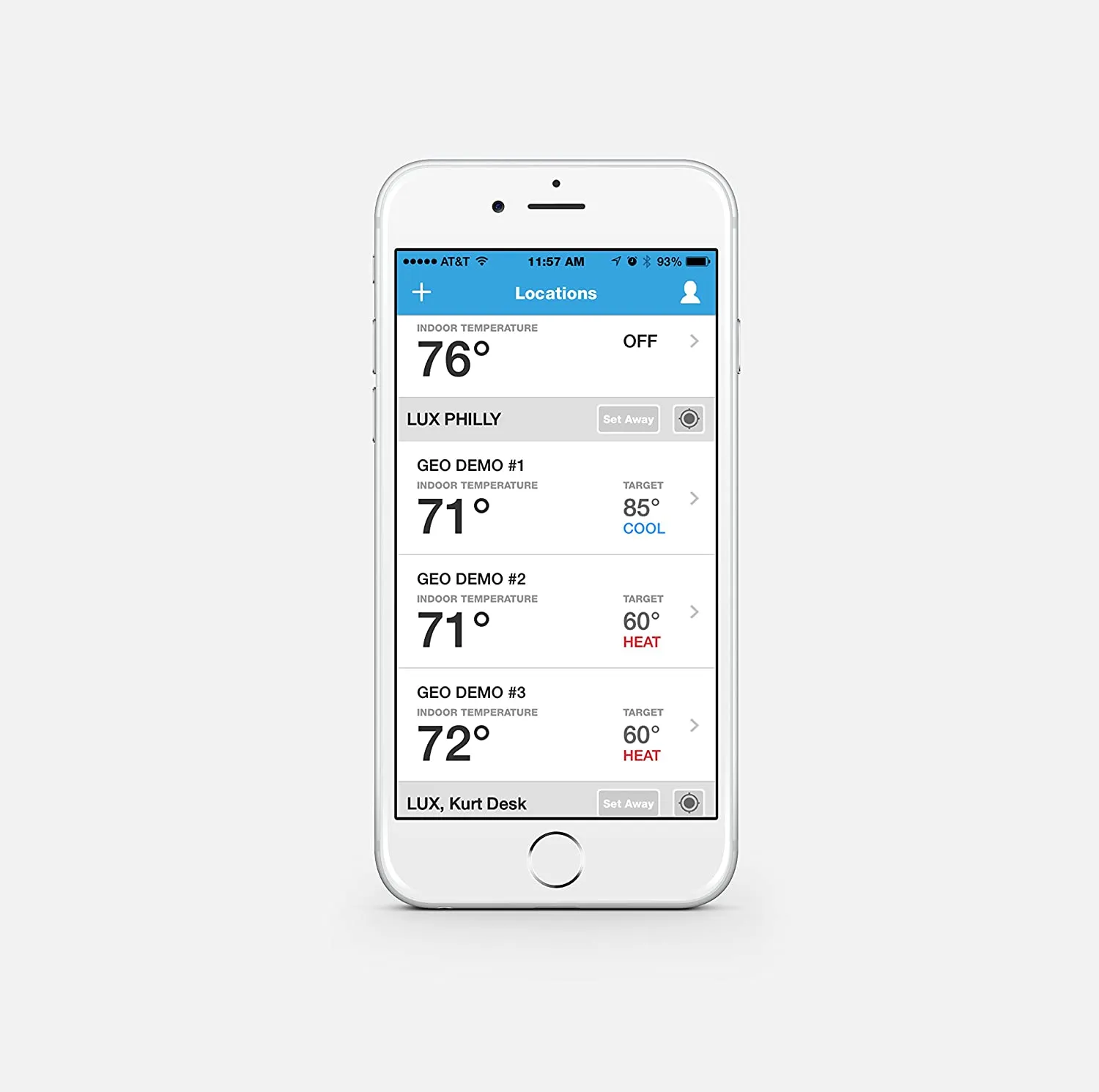 LUX GEO, Wi-Fi Smart Thermostat