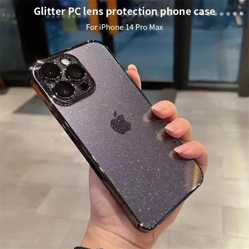 Luxury Glitter Transparent Case (For iPhones)