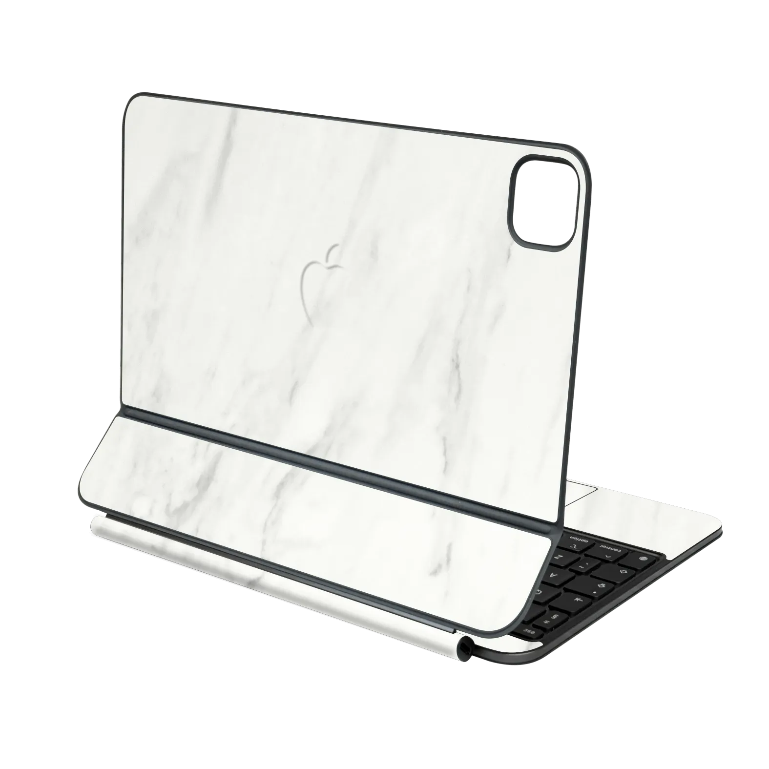 Magic Keyboard for iPad PRO 13” (M4, 2024) LUXURIA White MARBLE Skin