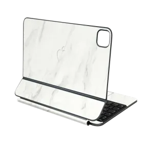 Magic Keyboard for iPad PRO 13” (M4, 2024) LUXURIA White MARBLE Skin