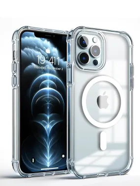 Magsafe Transparent Mobile Back Case For iPhone 11 Pro Max