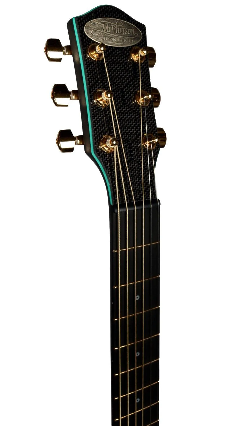 McPherson Carbon Fiber Touring Green Model Honeycomb Finish with Gold Hardware #11117