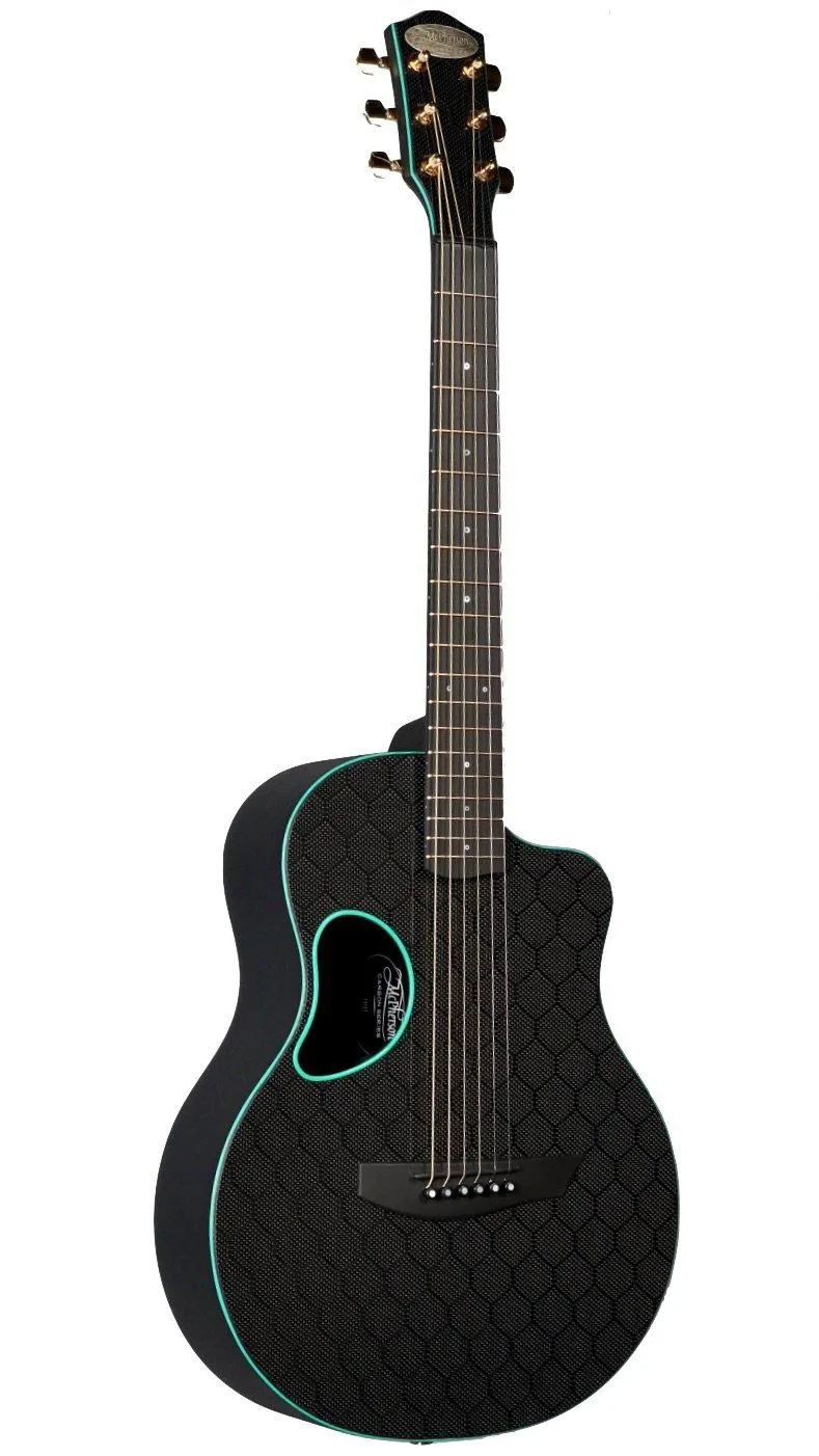 McPherson Carbon Fiber Touring Green Model Honeycomb Finish with Gold Hardware #11117