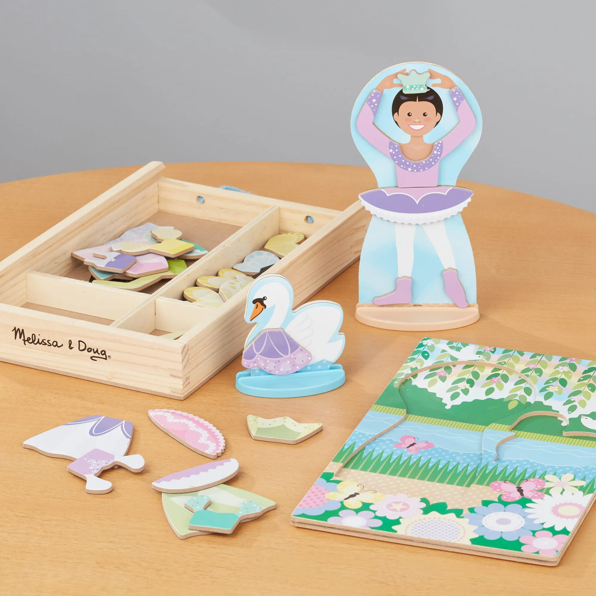 Melissa & Doug Ballerina/Fairy Magnetic Dress-Up Play Set