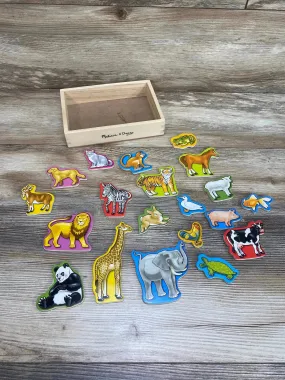 Melissa & Doug Wooden Animal Magnets