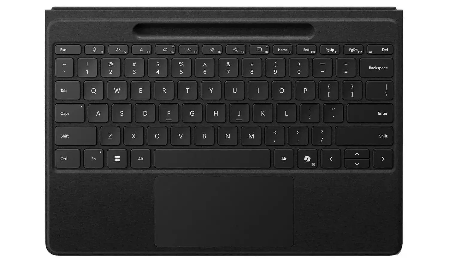 Microsoft Surface Pro Keyboard - Black | Compatible with Surface Pro 9, Surface Pro 8, and 11th Edition