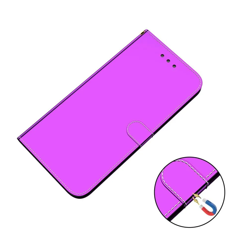 Mirror Nokia C10 / C20 flip case - Purple