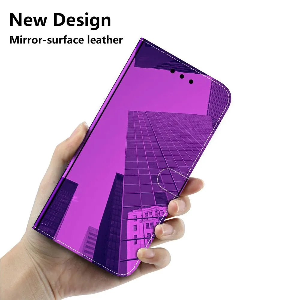 Mirror Nokia C10 / C20 flip case - Purple