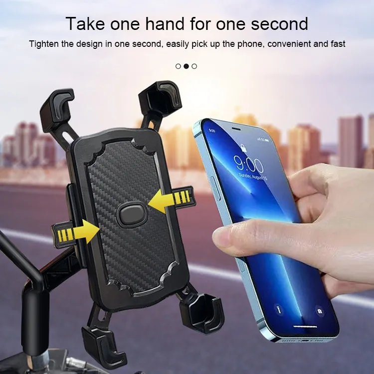 Mobile Phone Holder Navigation Bicycle Holder, Mirror Base Model