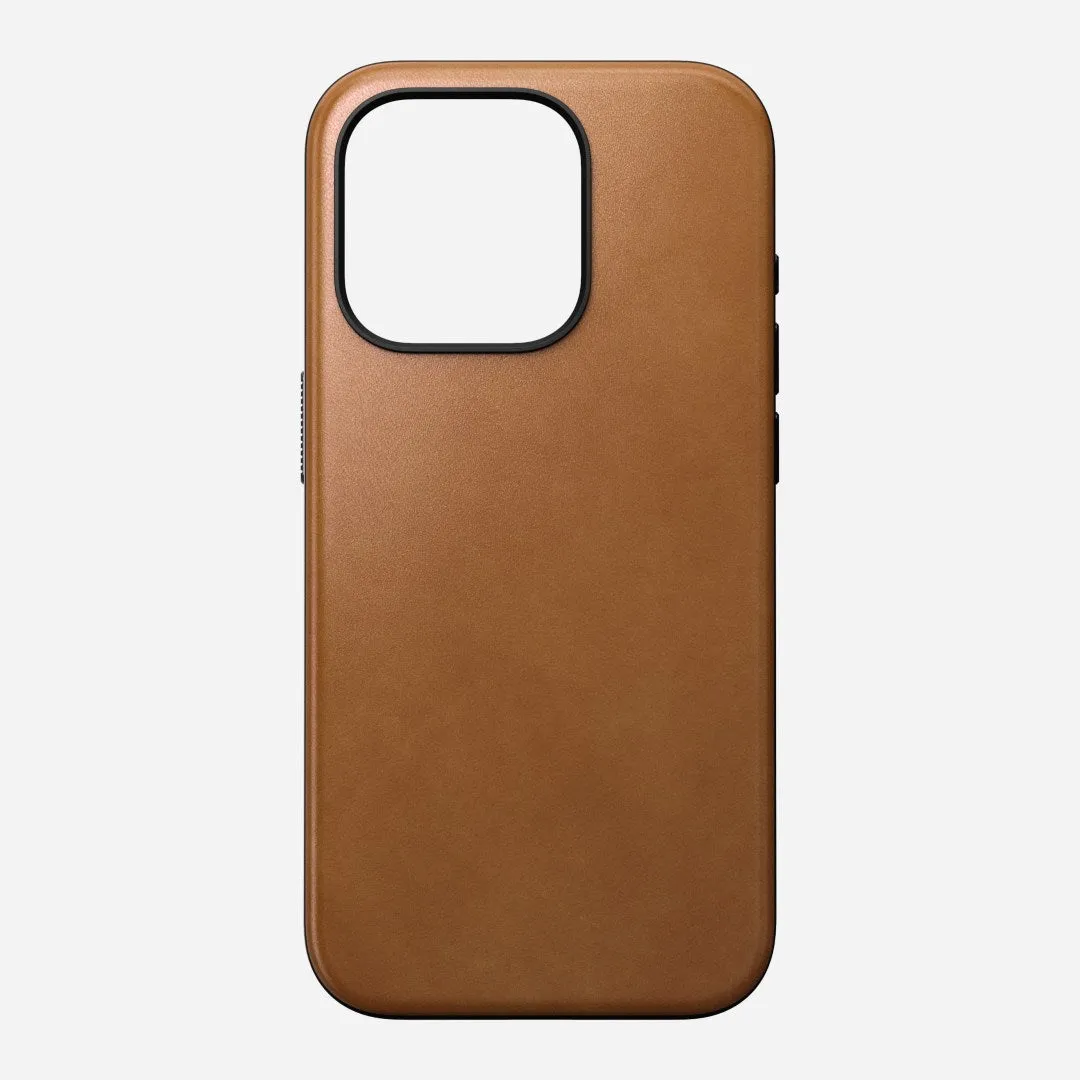 Modern Leather Case for iPhone 15 Series