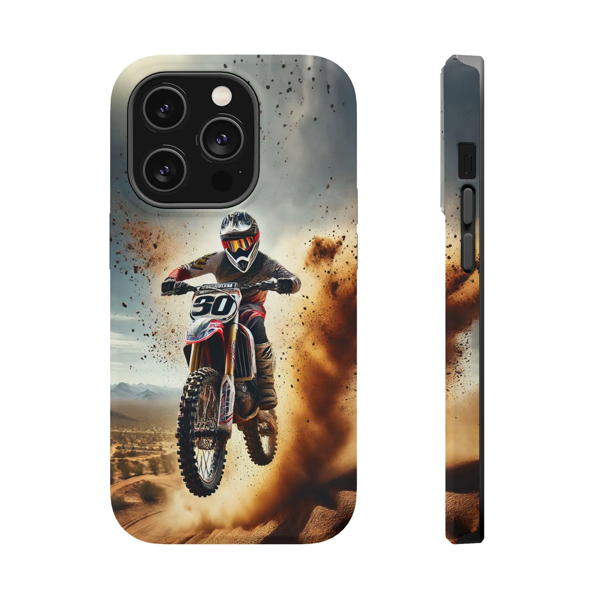 Motocross Rally Magnetic Tough Case with MagSafe Compatibility