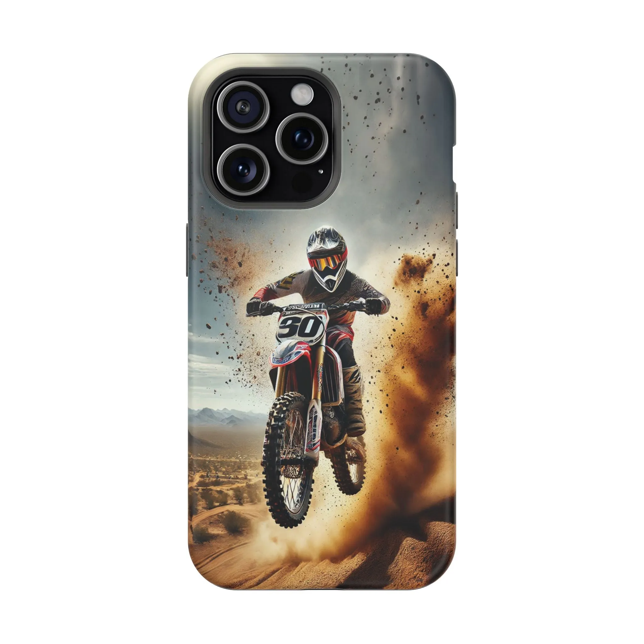 Motocross Rally Magnetic Tough Case with MagSafe Compatibility