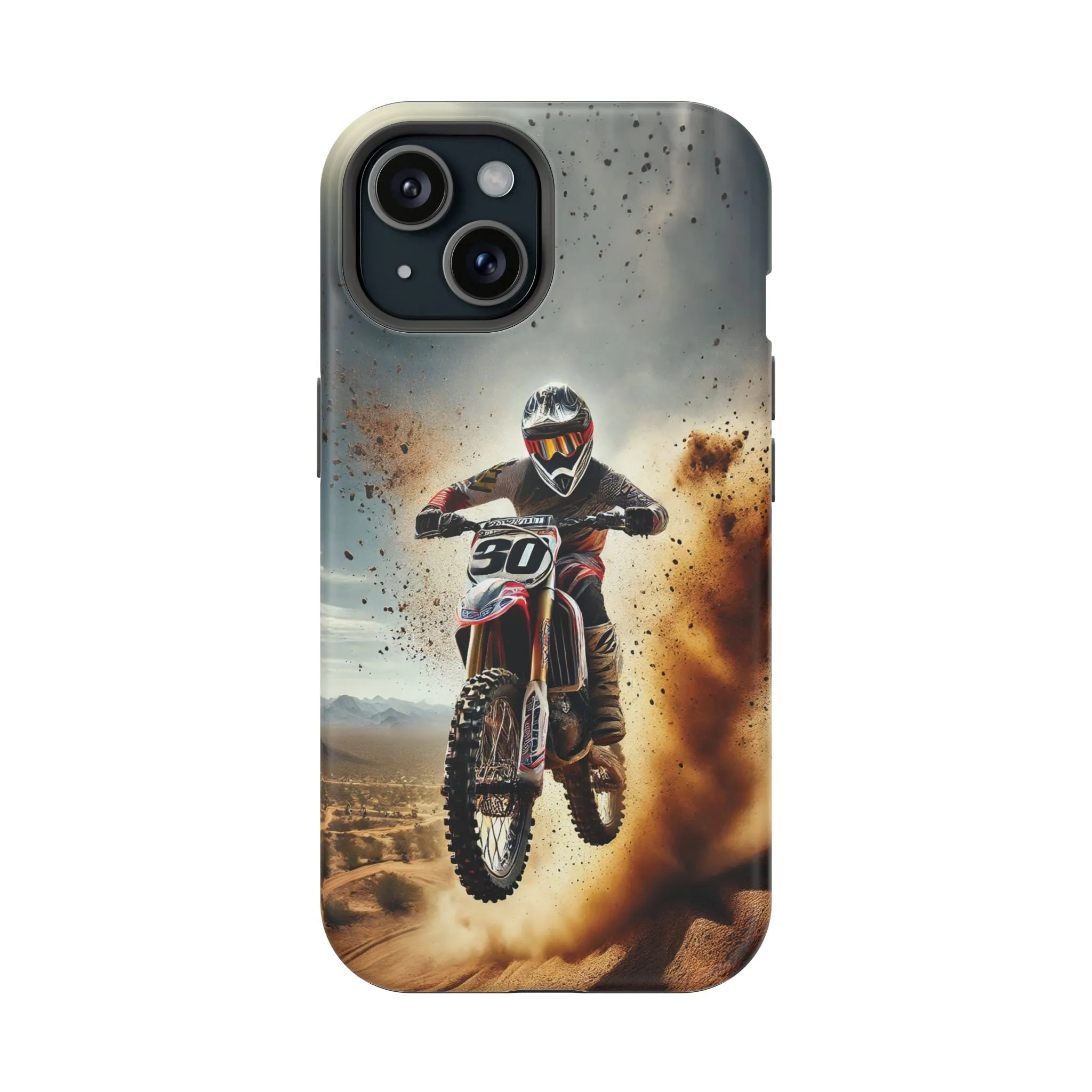 Motocross Rally Magnetic Tough Case with MagSafe Compatibility