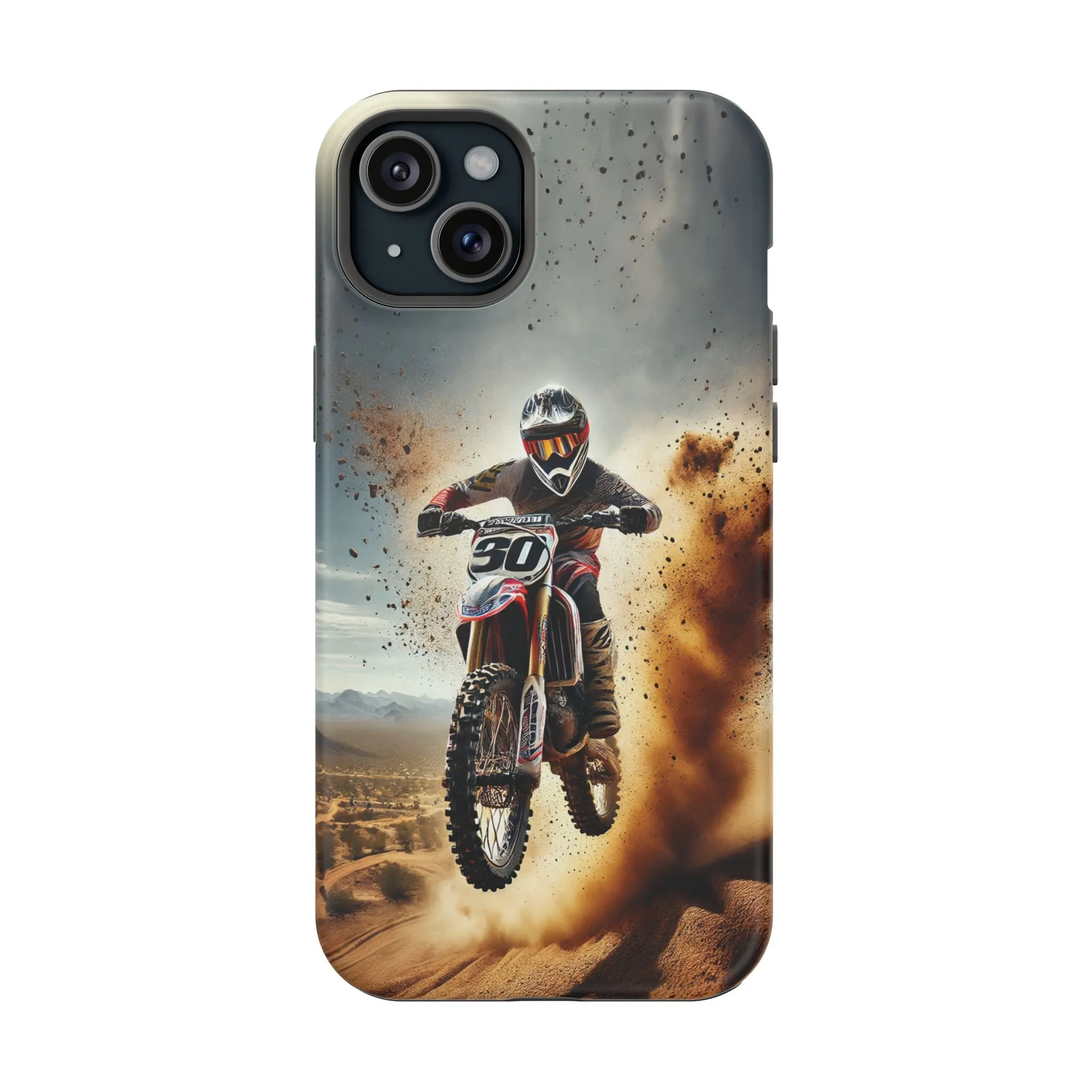 Motocross Rally Magnetic Tough Case with MagSafe Compatibility