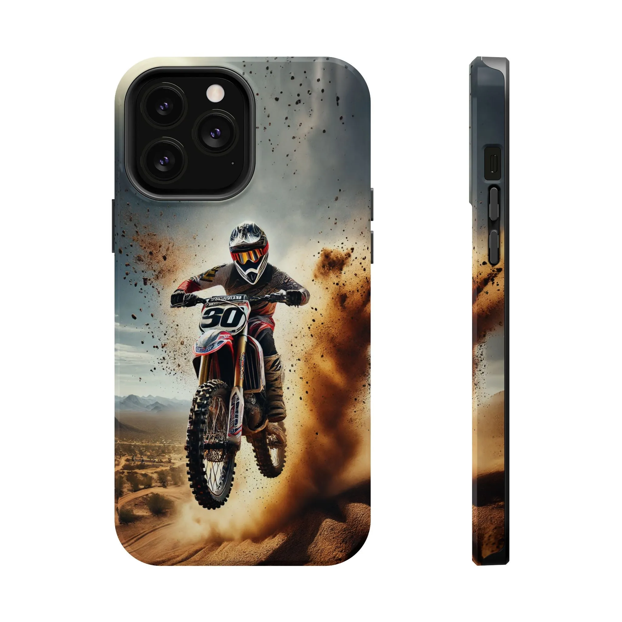 Motocross Rally Magnetic Tough Case with MagSafe Compatibility