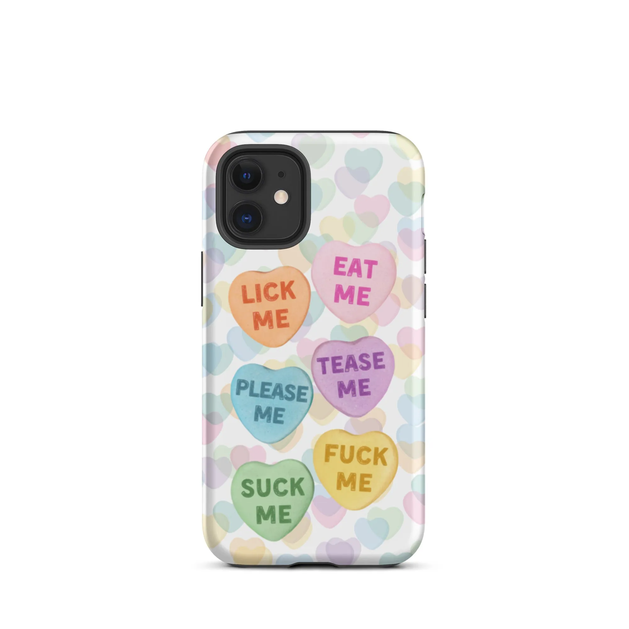 Naughty Valentine's Candy Hearts Tough iPhone Case