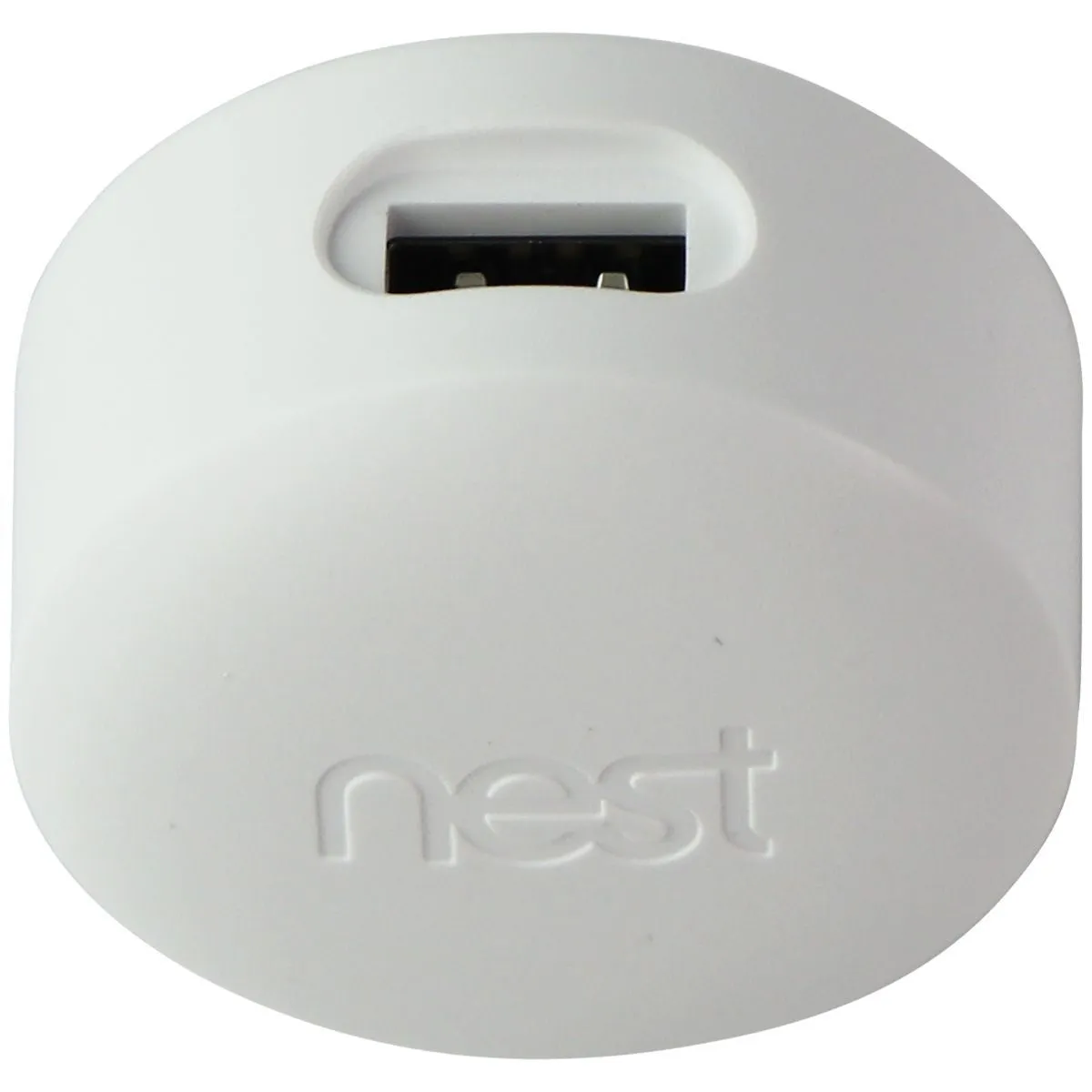 Nest (5V/1.4A) 7W Single USB Rounded Wall Adapter/Charger - White (A0018)