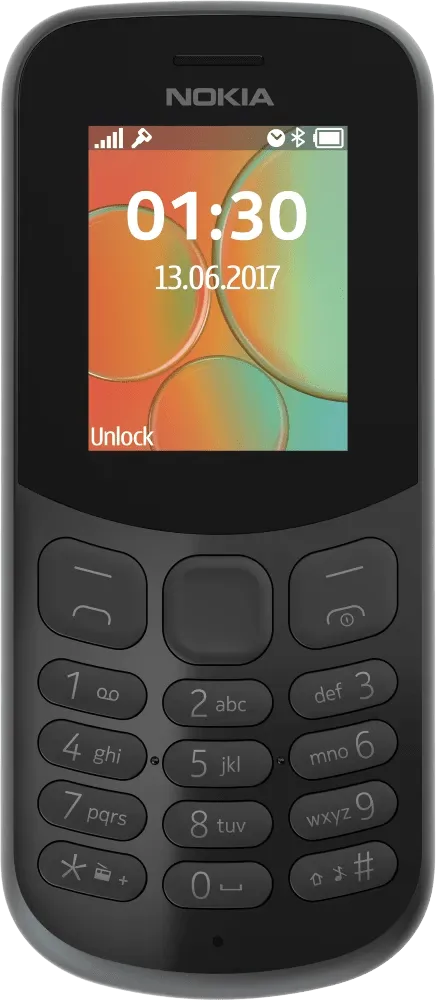 Nokia 130 Series 30 Dual SIM 8MB Ram 2GB ROM (1.8 Inches) (GSM) - (Black)