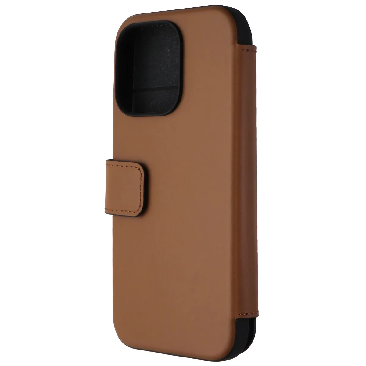 Nomad Modern Leather Folio Case for MagSafe for iPhone 15 Pro - English Tan