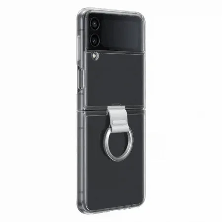 Official Samsung Transparent Clear Cover Case With Ring