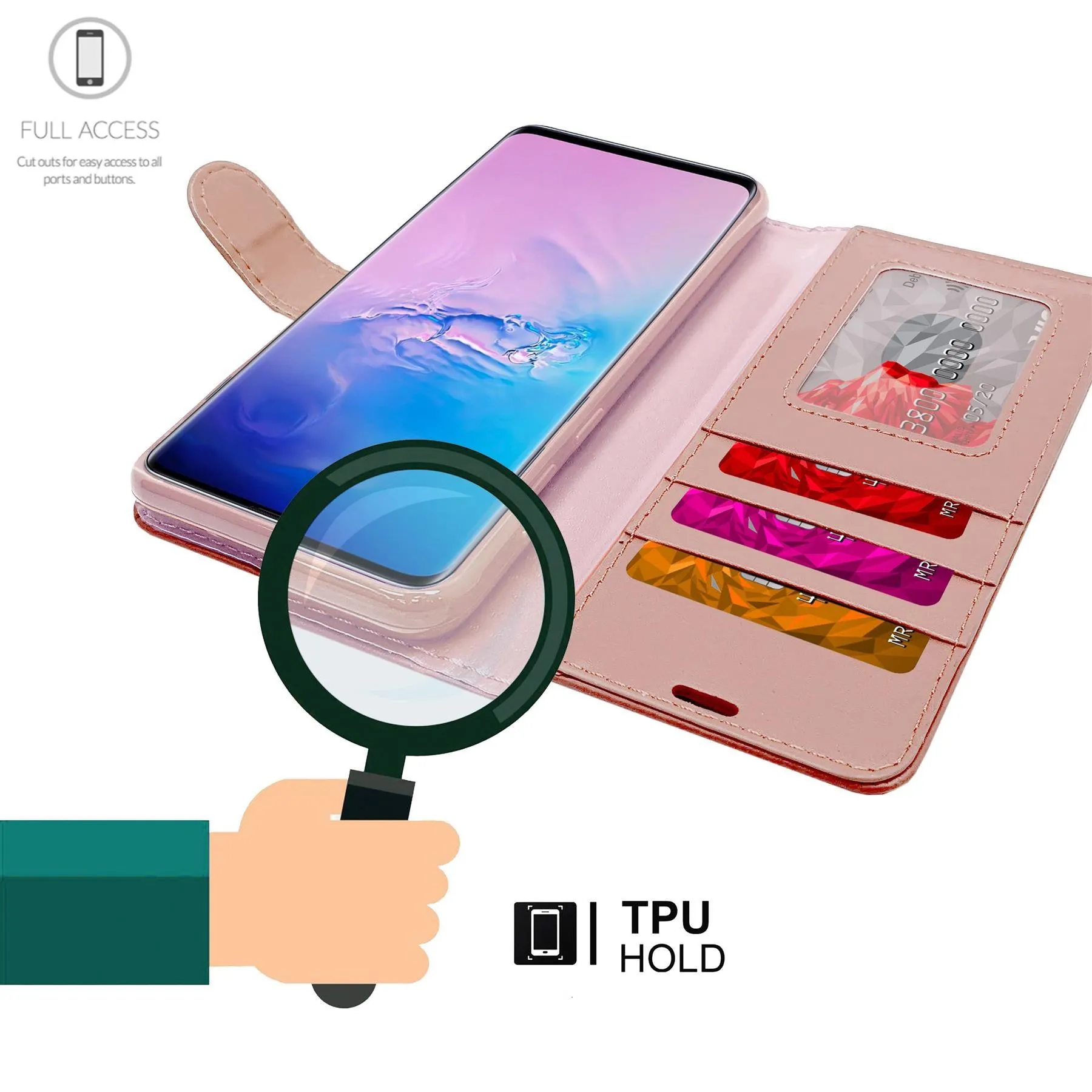 Oppo FIND X3 LITE Flip Folio Book Wallet Case