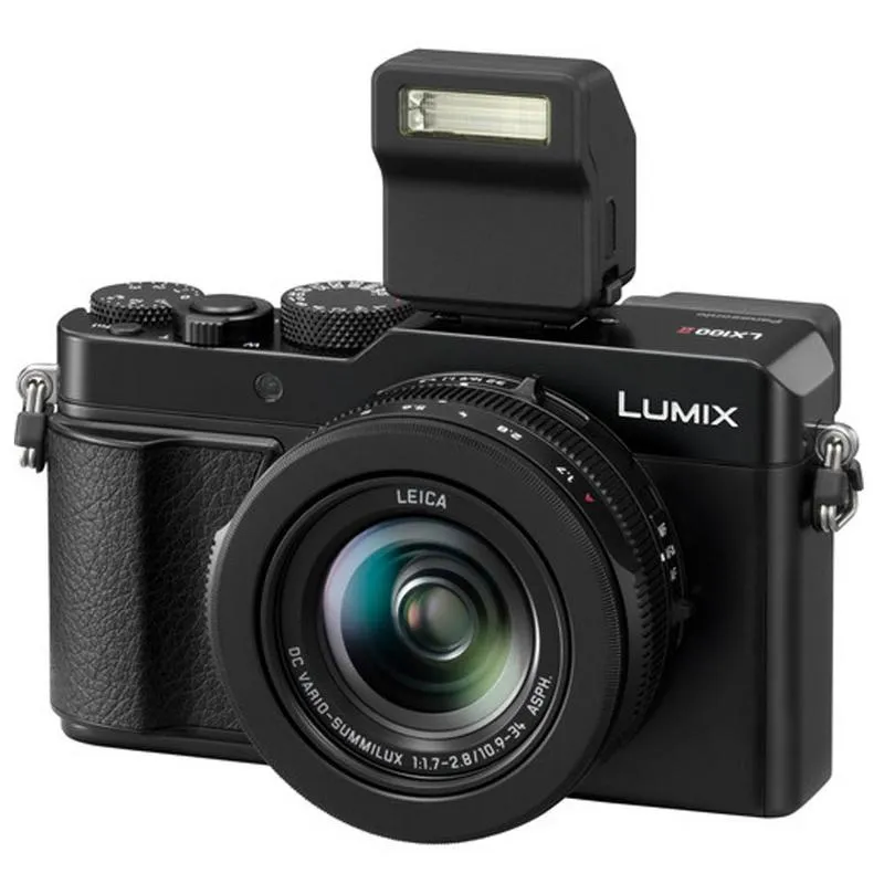 PANASONIC Lumix DC-LX100 II 17MP Electronic Viewfinder Digital Camera (Black)