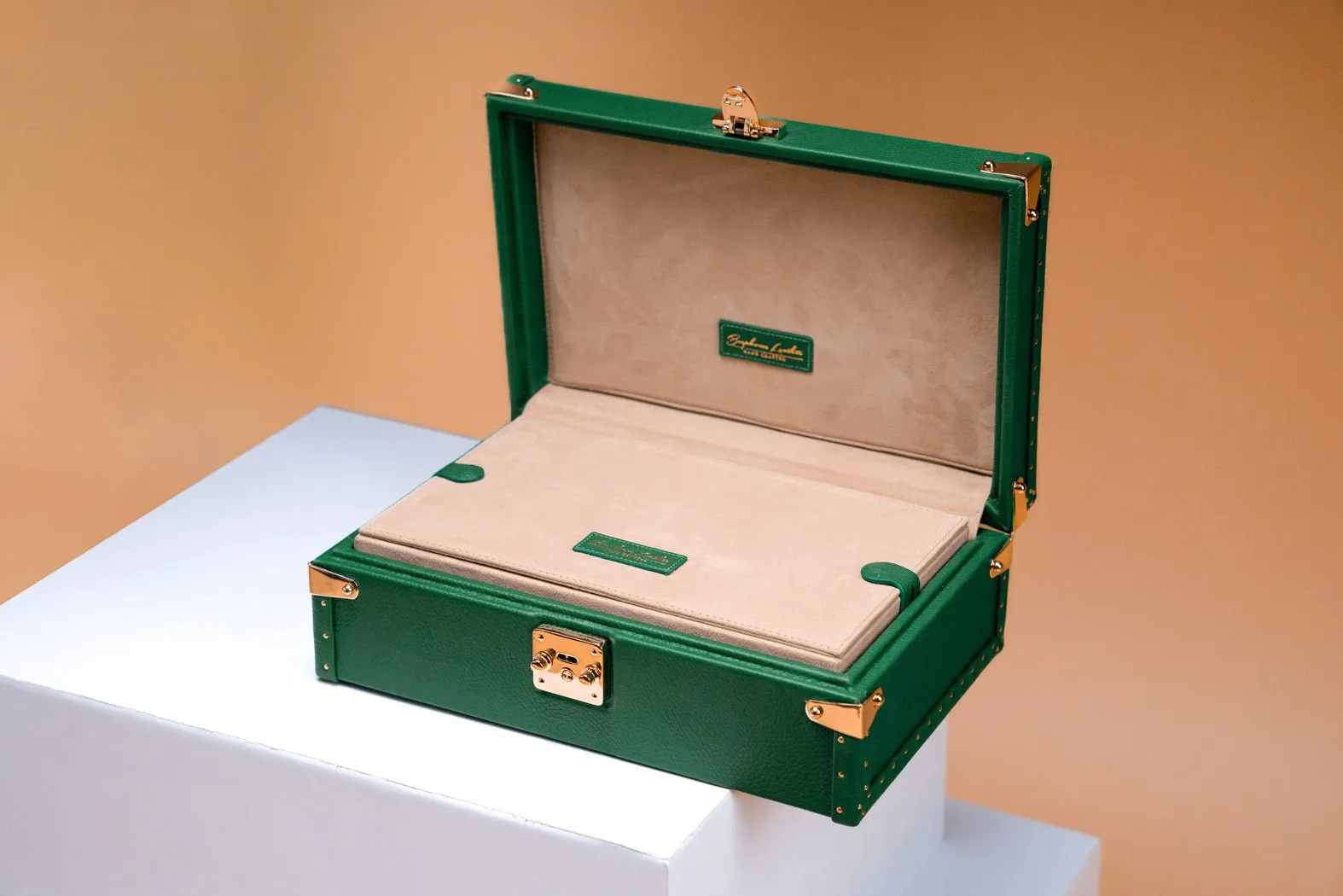 Petra Watch Case - Togo Christmas Green