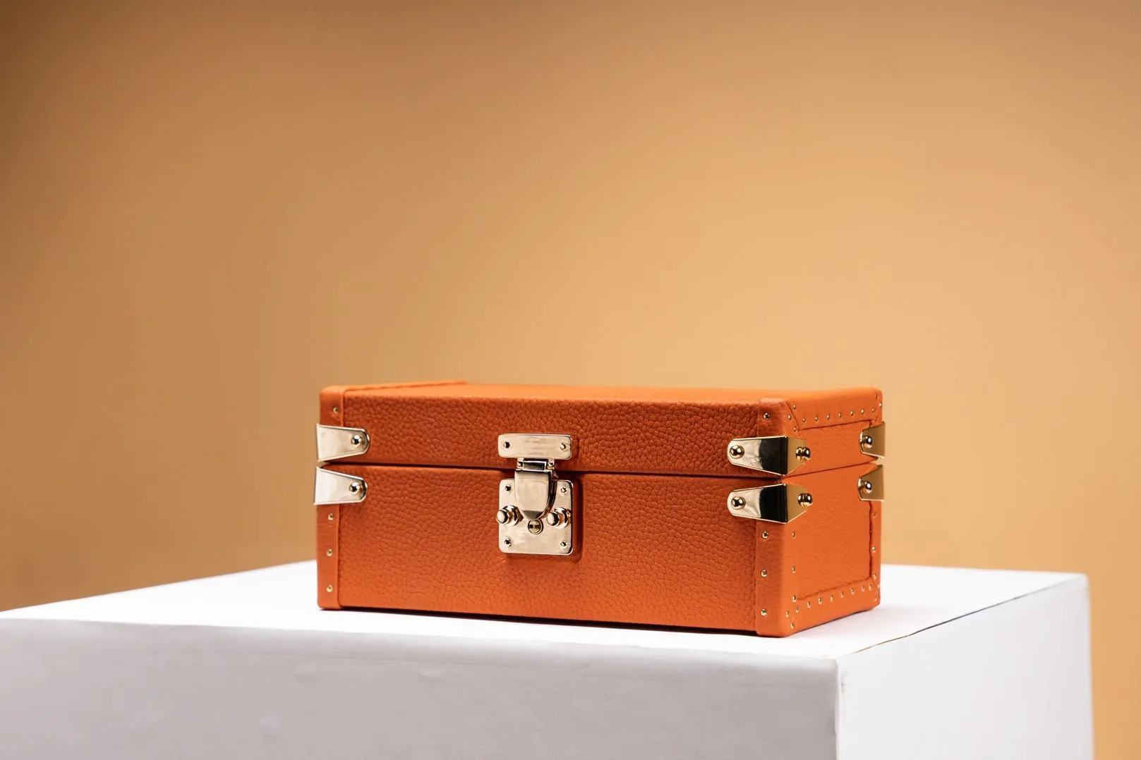 Petra Watch Case - Togo Orange