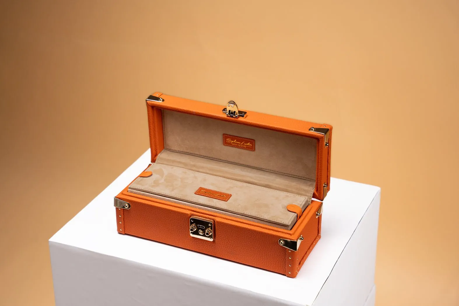 Petra Watch Case - Togo Orange