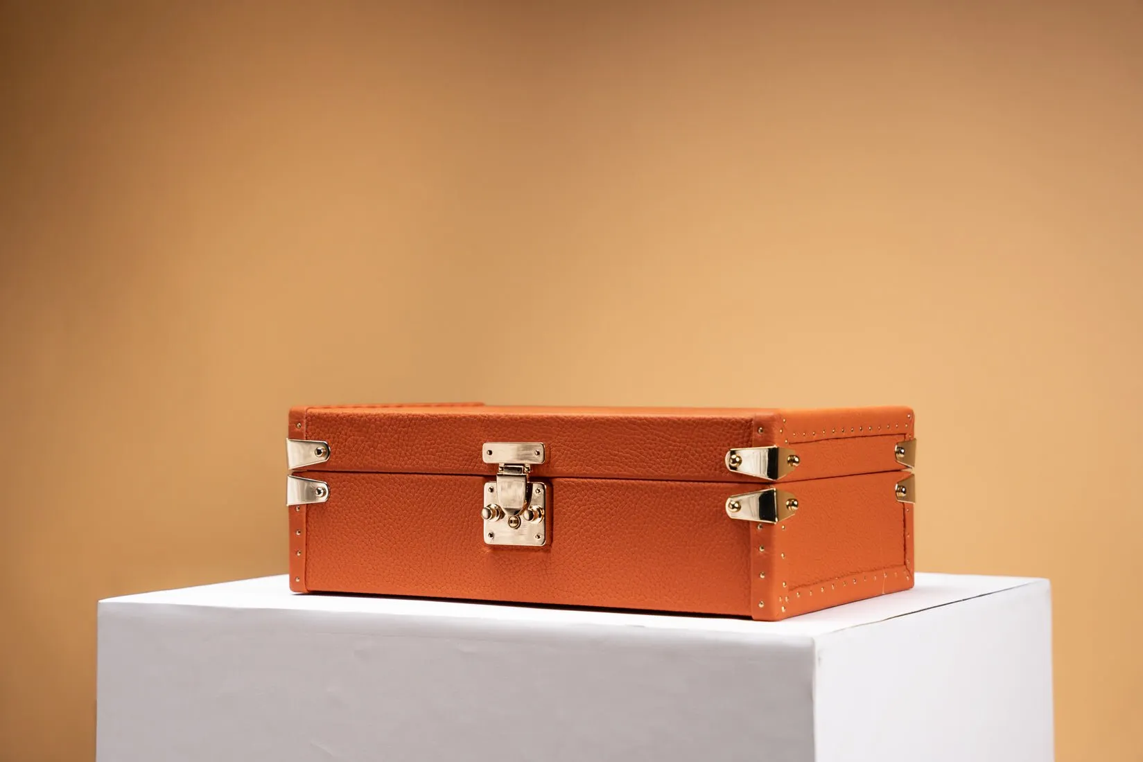 Petra Watch Case - Togo Orange