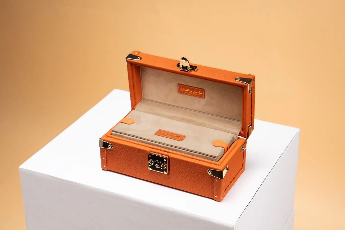 Petra Watch Case - Togo Orange