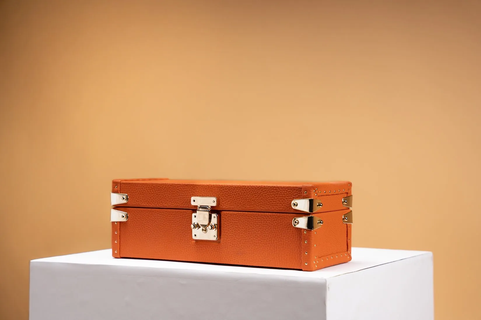 Petra Watch Case - Togo Orange