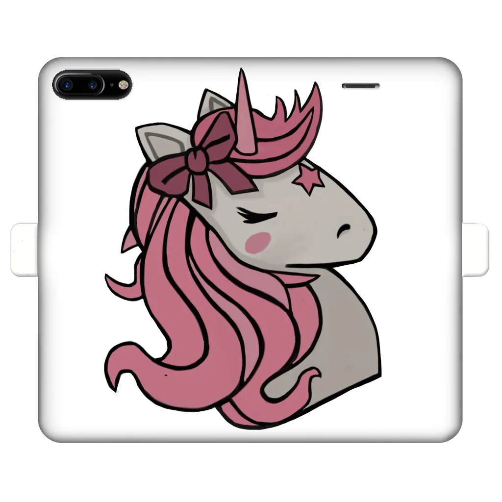 Pink Unicorn Fully Printed Wallet Cases