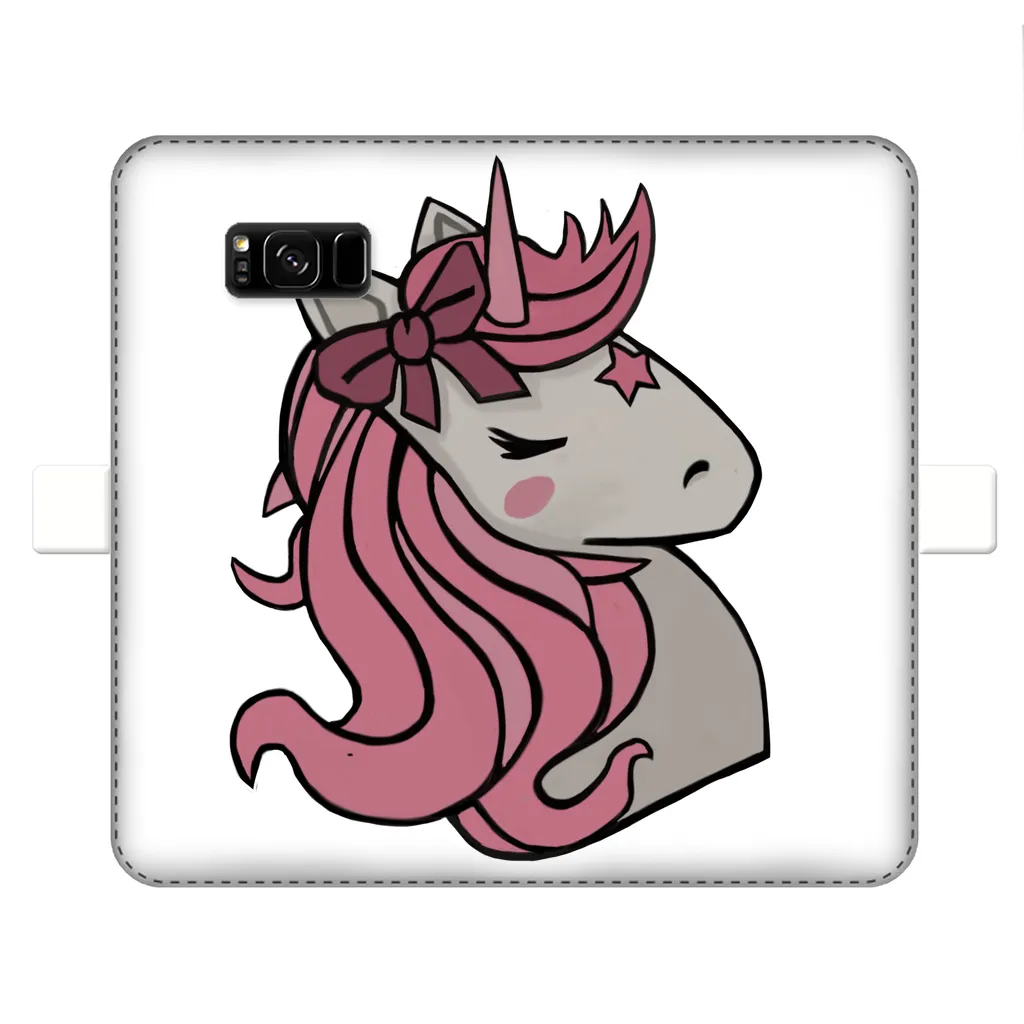 Pink Unicorn Fully Printed Wallet Cases