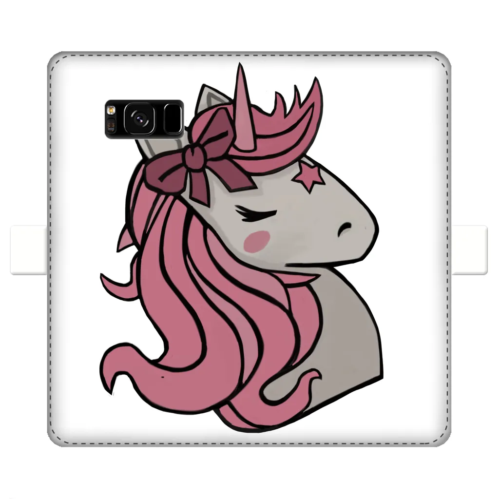 Pink Unicorn Fully Printed Wallet Cases