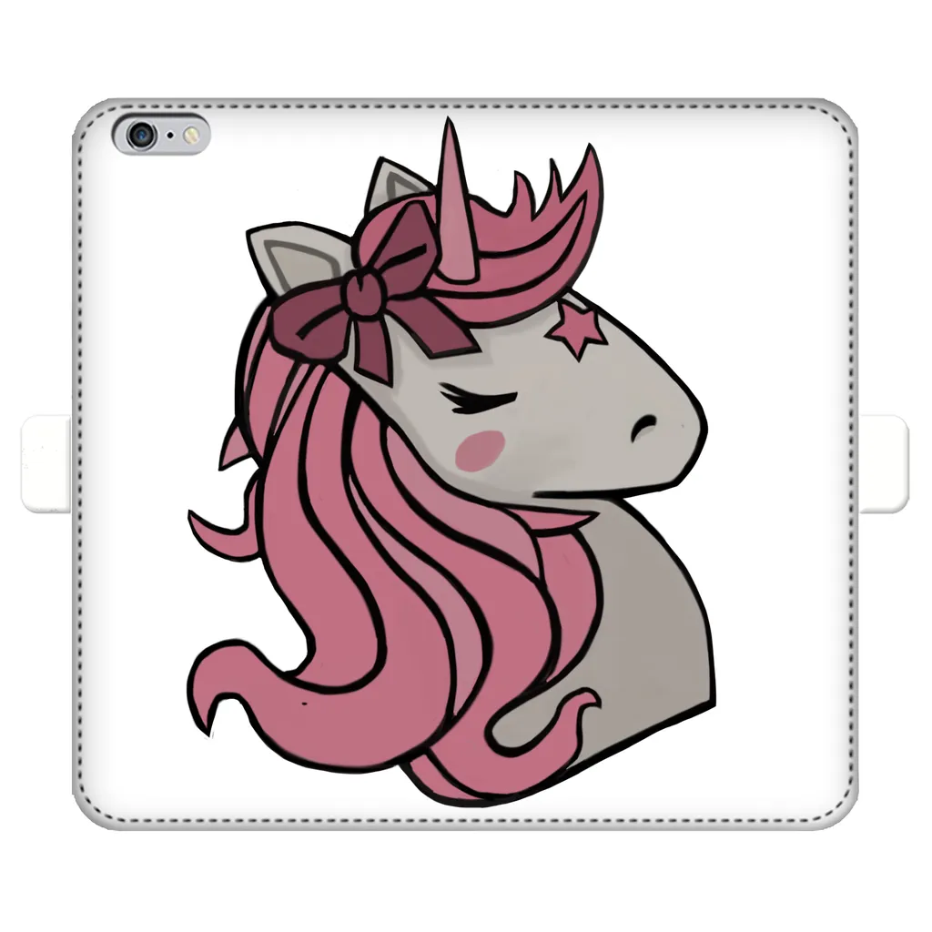 Pink Unicorn Fully Printed Wallet Cases