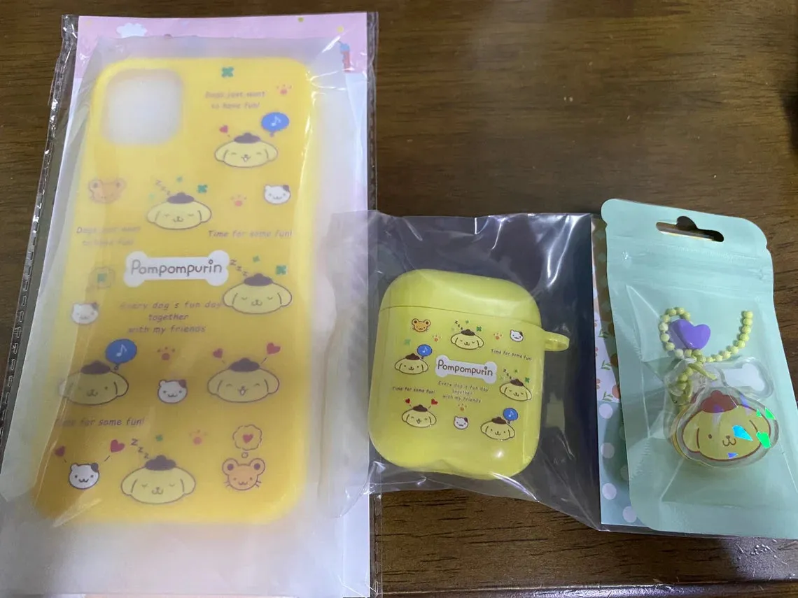 Pompompurin iPhone 7 8 PLUS SE2 XS XR X 11 12 13 14 Pro Promax 12mini 13mini