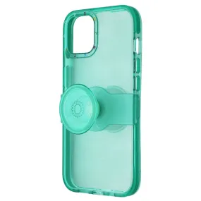 PopSockets Pop Case with Grip & Slide for iPhone 13 - Clear Spearmint