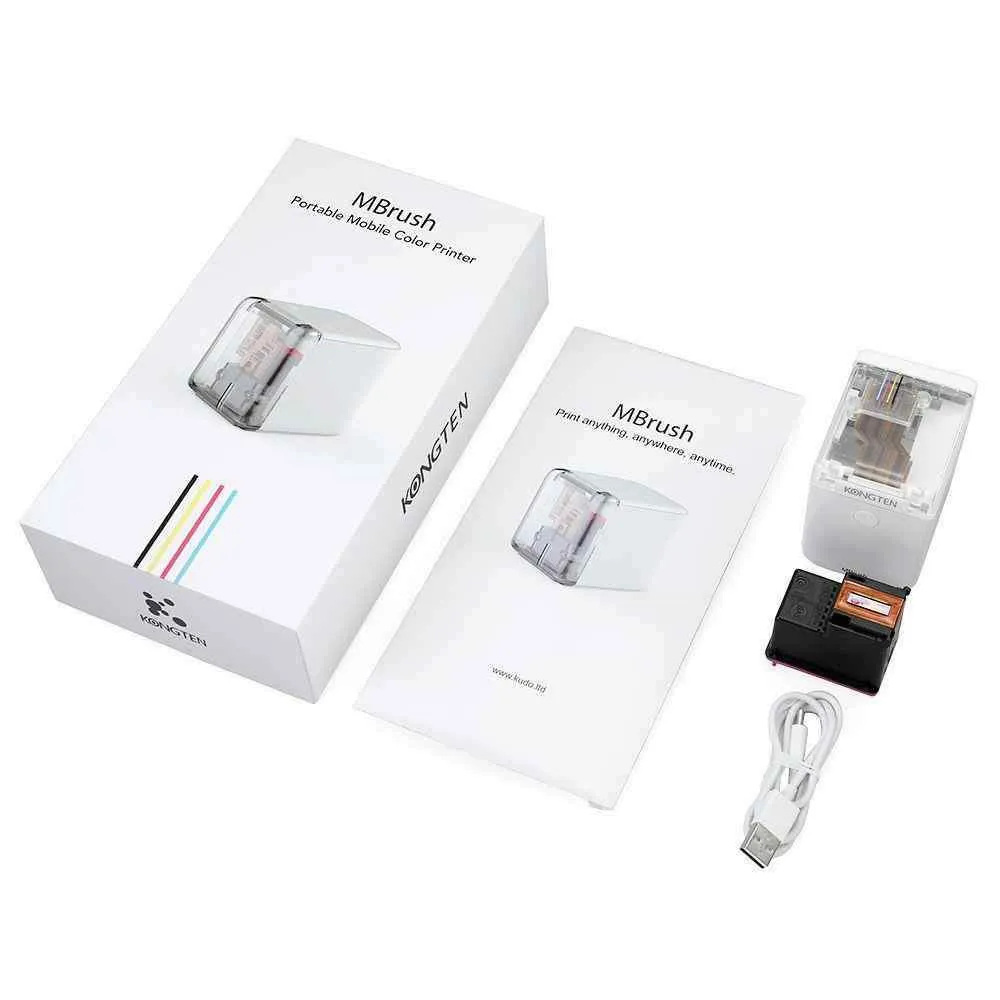 Portable Mobile Printer - PrinCube MBrush including Colour Cartridges