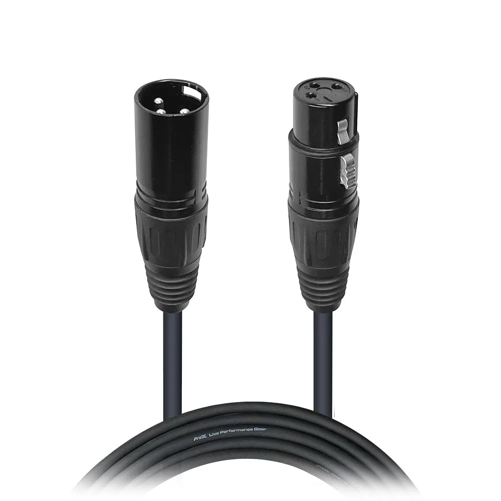 ProX XCP-DMX10 10 Ft. DMX XLR3-M to XLR3-F Premium Cable