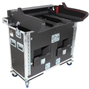 ProX XZF-AHS5000 For Allen and Heath DLive S5000 Flip-Ready Hydraulic Console Easy Retracting Lifting Case by ZCASE