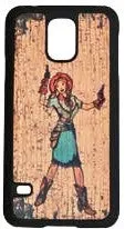 "Annie Oakley" Western Snap-On Case for Samsung Galaxy S5