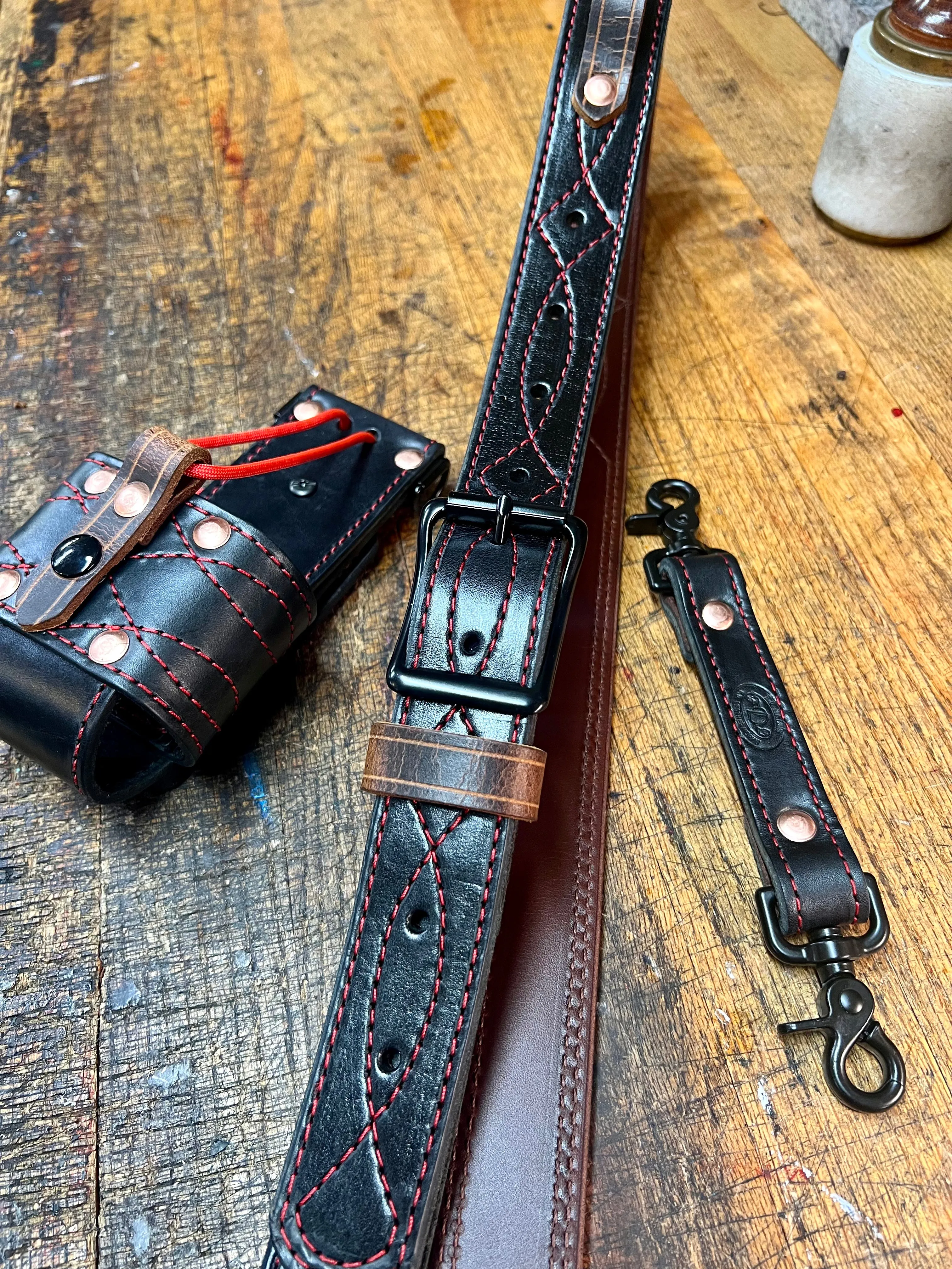 "GUNSLINGER" Ultra Premium Radio Strap Set