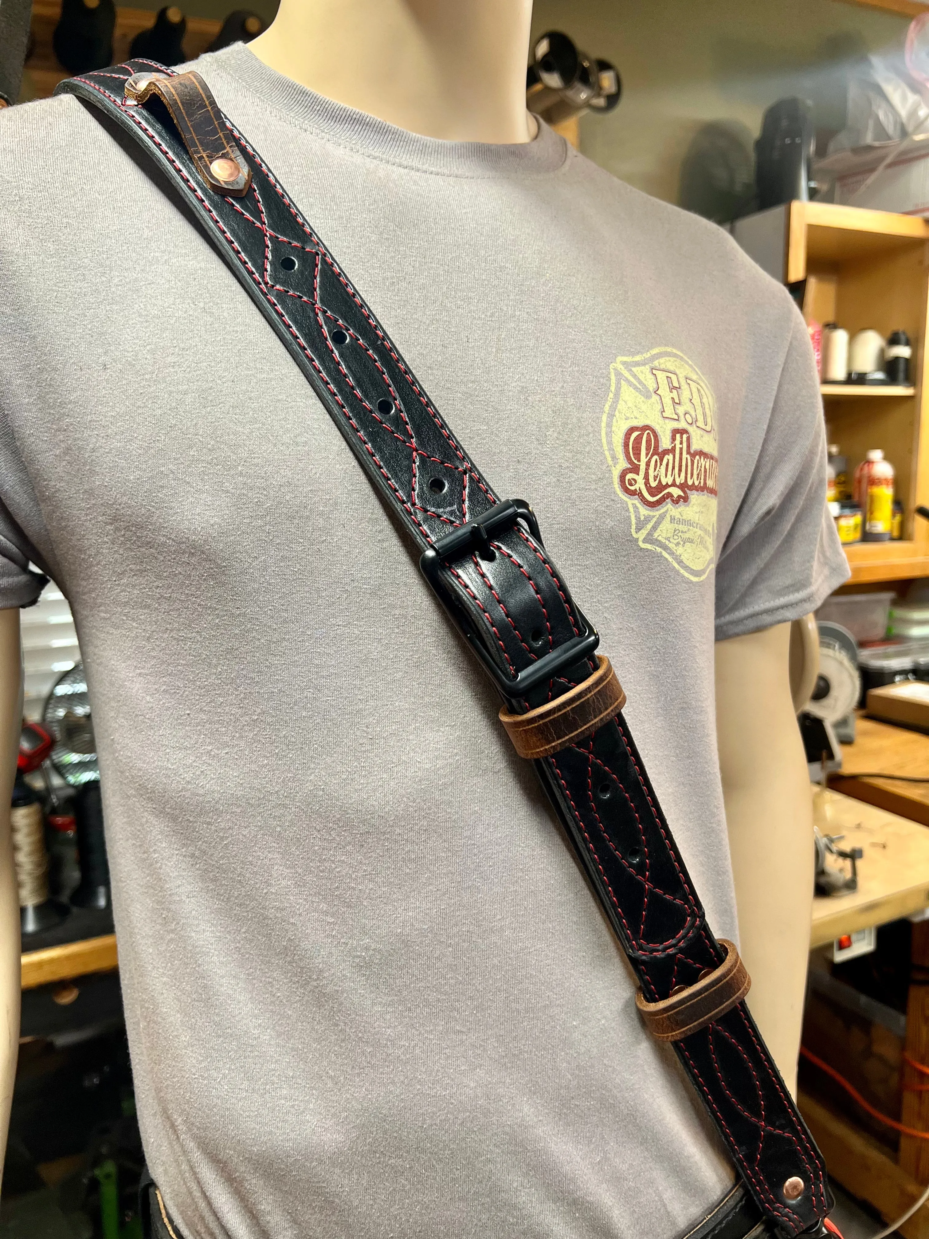 "GUNSLINGER" Ultra Premium Radio Strap Set