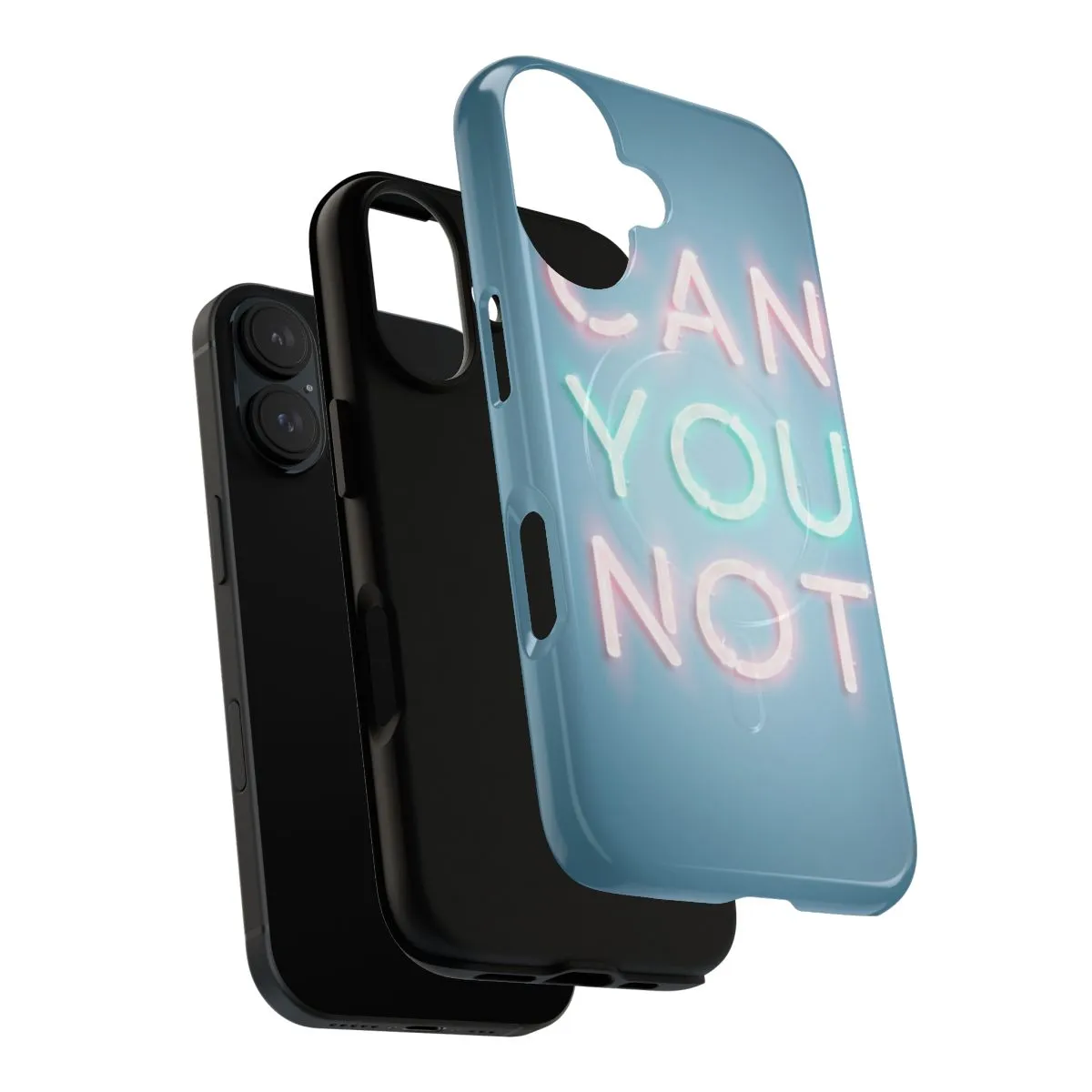 "Stylish Neon Gradient Magnetic Tough Phone Case"