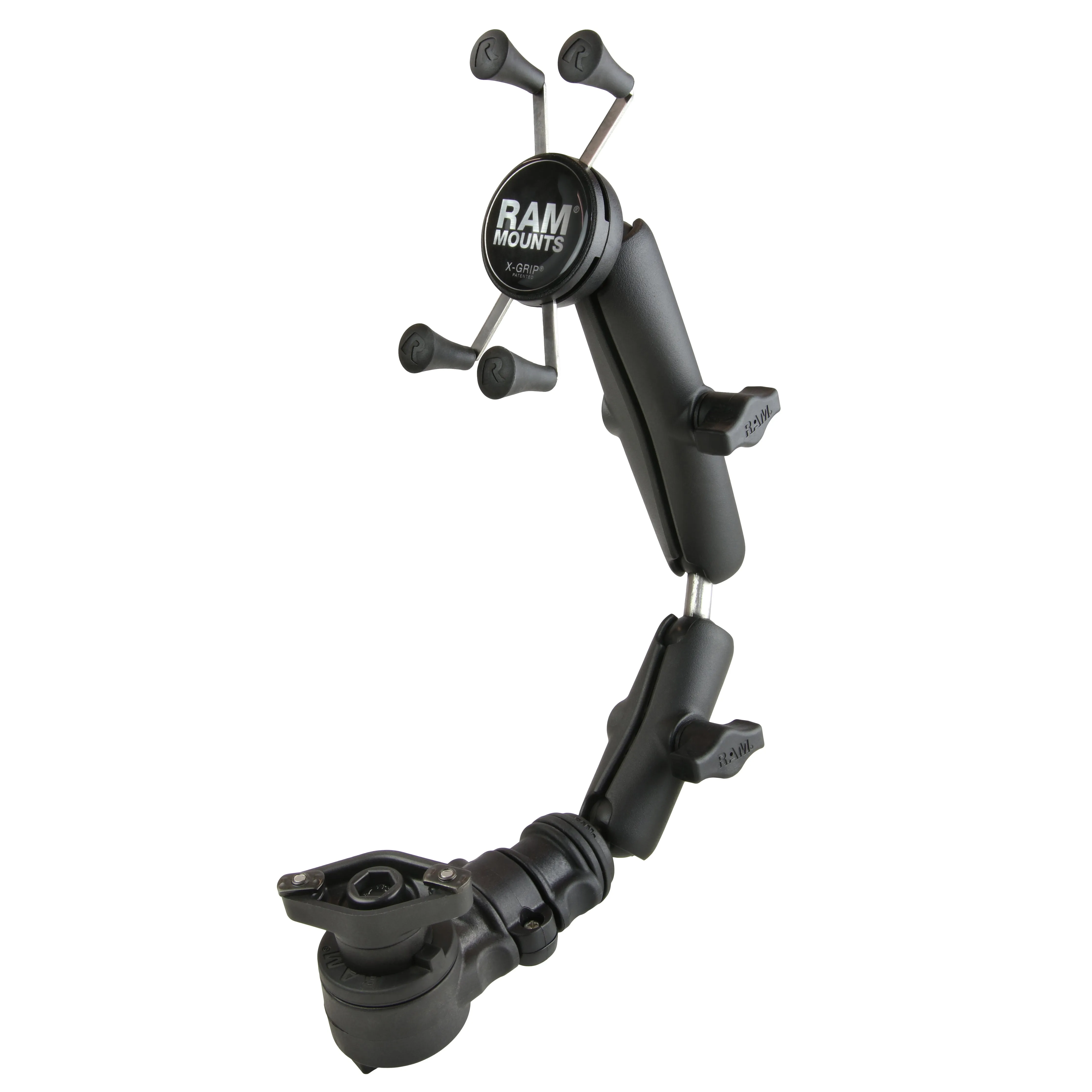 RAM® Phone Mount for Wheelchair Armrests with Quick Release & Swivel