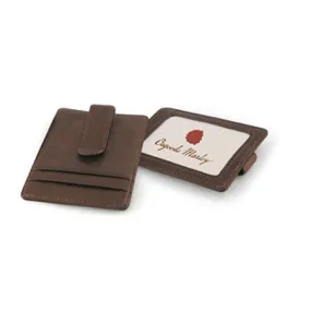 RFID ID Front Pocket Money Clip Wallet